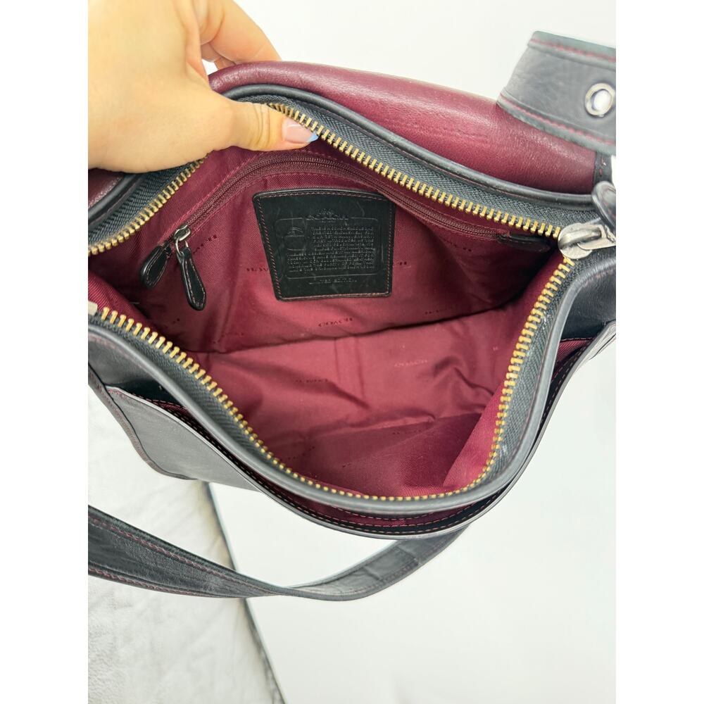 Coach 75th Anniversary Saddle Crossbody Bag Black Leather Limited Edition Flap - Picture 12 of 16